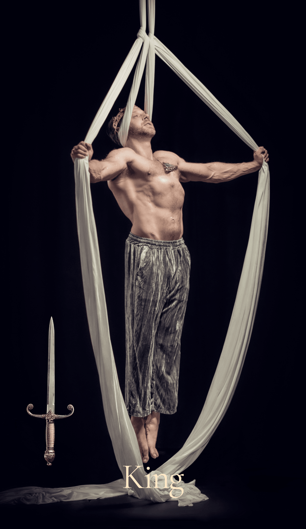 King of Swords tarot card — Todd “The Aerial Father” Rogers